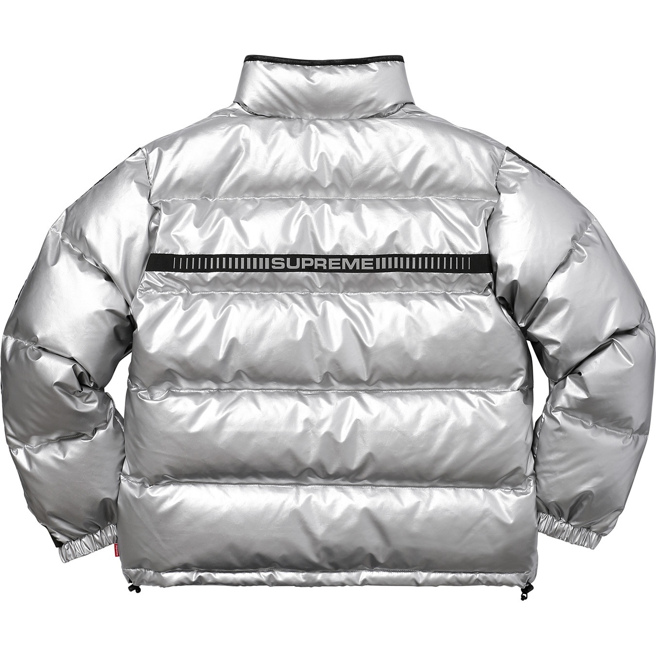Reflective Sleeve Logo Puffy Jacket view 20